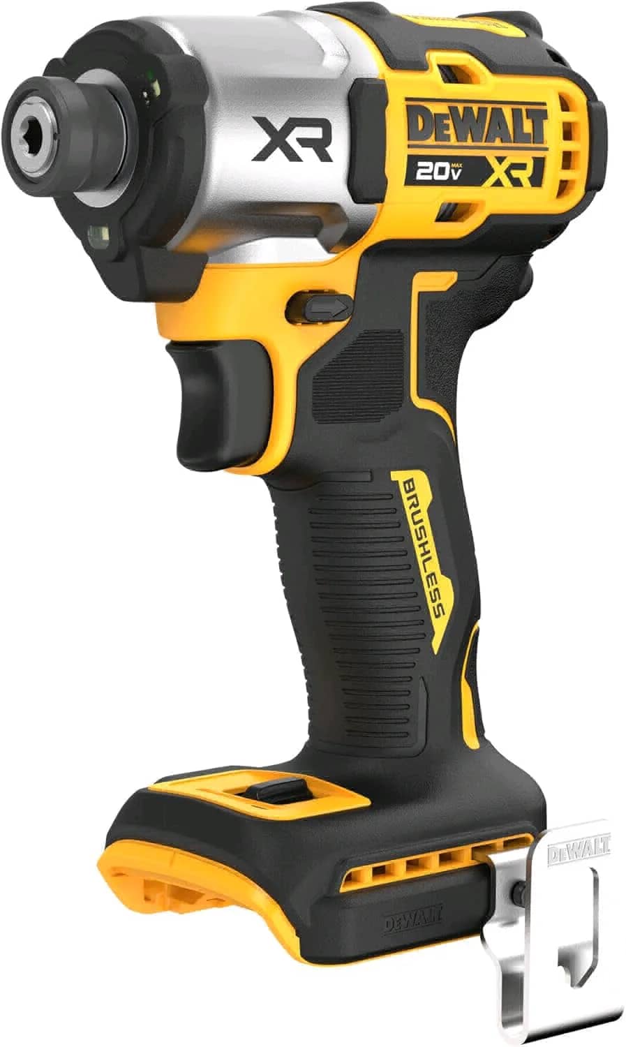 DEWALT Destornillador de impacto MAX XR de 20 V, par alto de 1/4 pulgadas, sin e...