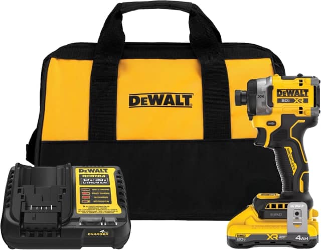 DEWALT Kit de destornillador de impacto 20V MAX XR (DCF860QQ1)