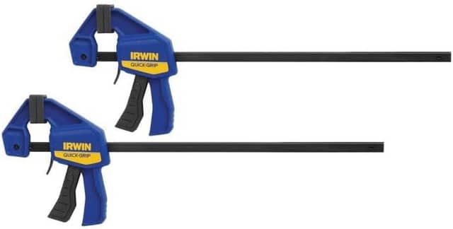 IRWIN QUICK-GRIP Mini Abrazadera de Barra de Una Mano, Paquete de 2, 12"